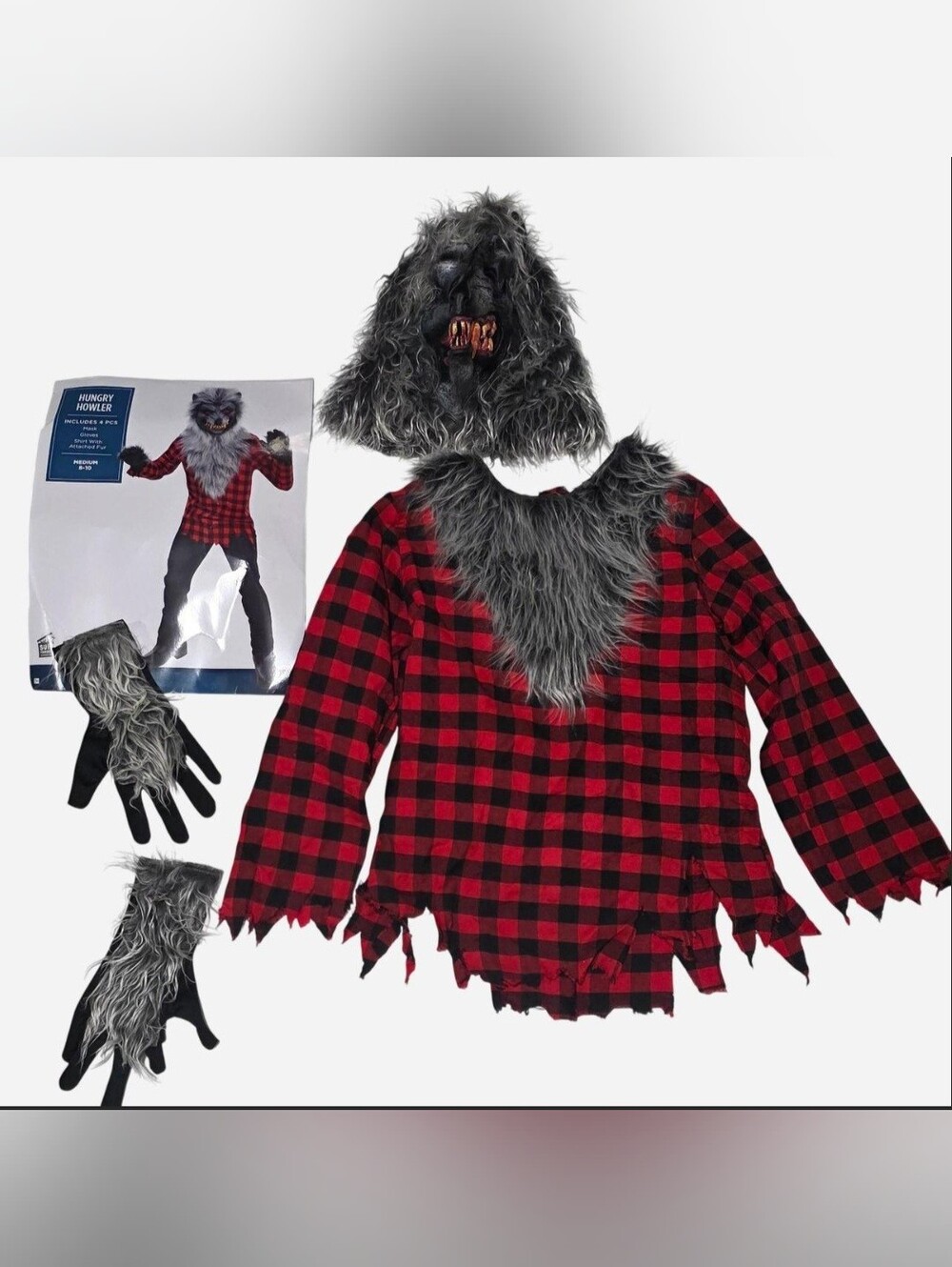 Hungry HowlerWerewolf Kids Costume Size Medium